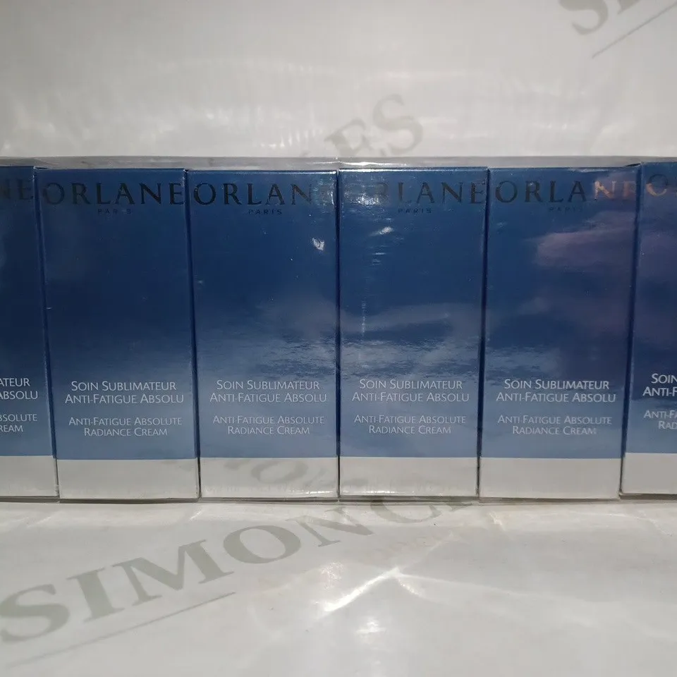 LOT OF APPROX 12 X 3.5ML ORLANE ANTI-FATIGUE ABSOLUTE RADIANCE CREAM