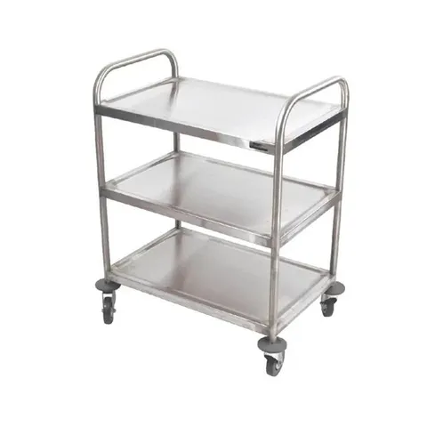 BOXED CRAVEN 3 TIER UNDERCOUNTER SERVING TROLLEY