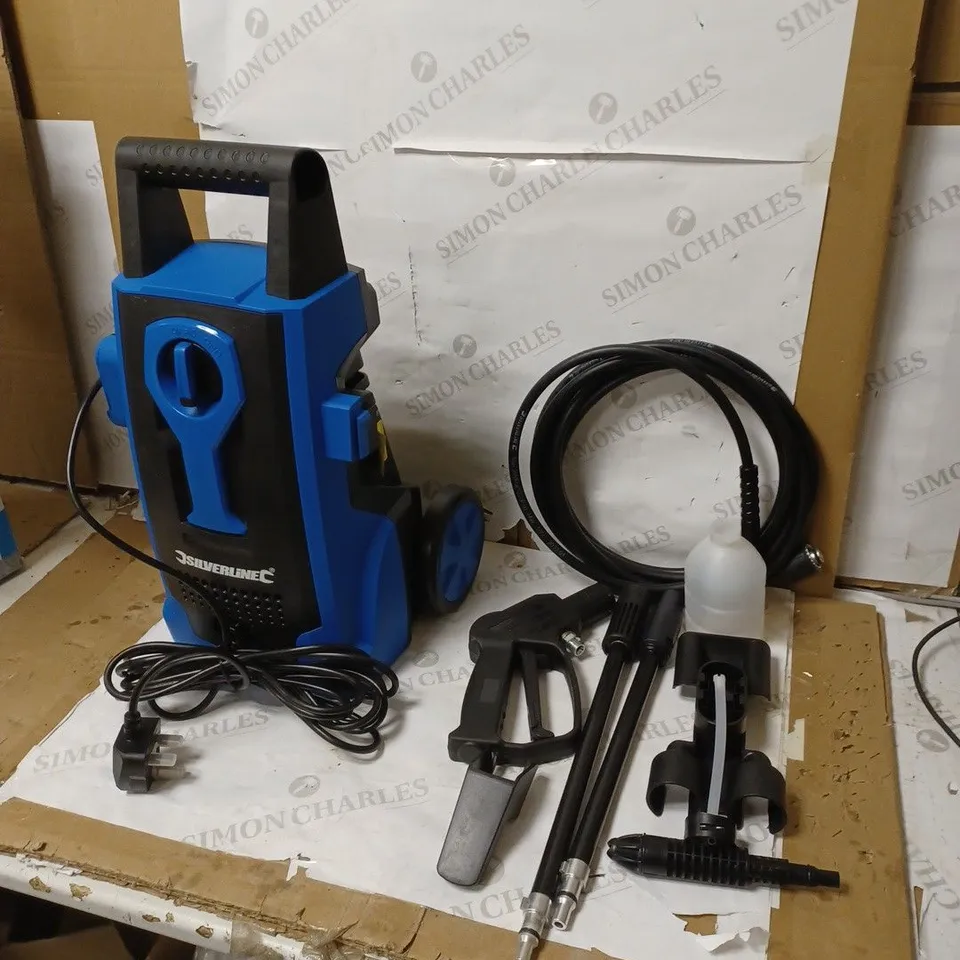 SILVERLINE 834832 105BAR HIGH PRESSURE WASHER 1400W