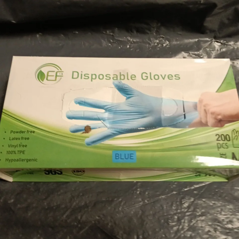 DISPOSABLE GLOVES – BLUE - 200 PCS - SIZE M