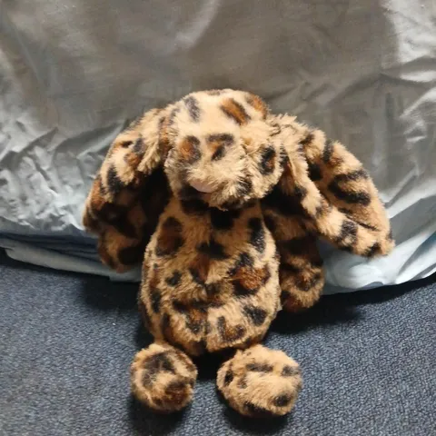 JELLYCAT COBBLEHOP BUNNY β LEOPARD PRINT PLUSH TOY