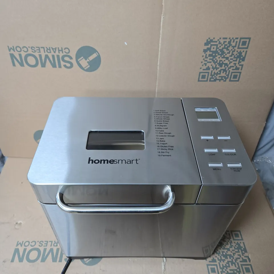 HOMESMART PROGRAMMABLE BREAD MAKER – BOXED
