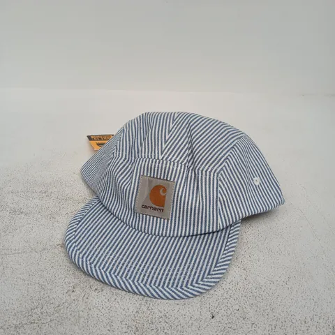 CARHARTT STRIPED CAP – BLUE AND WHITE