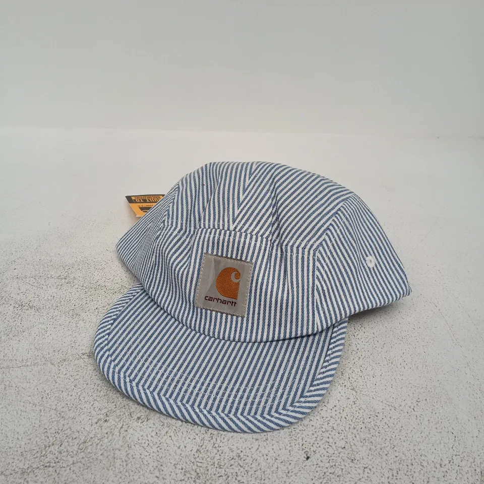 CARHARTT STRIPED CAP – BLUE AND WHITE
