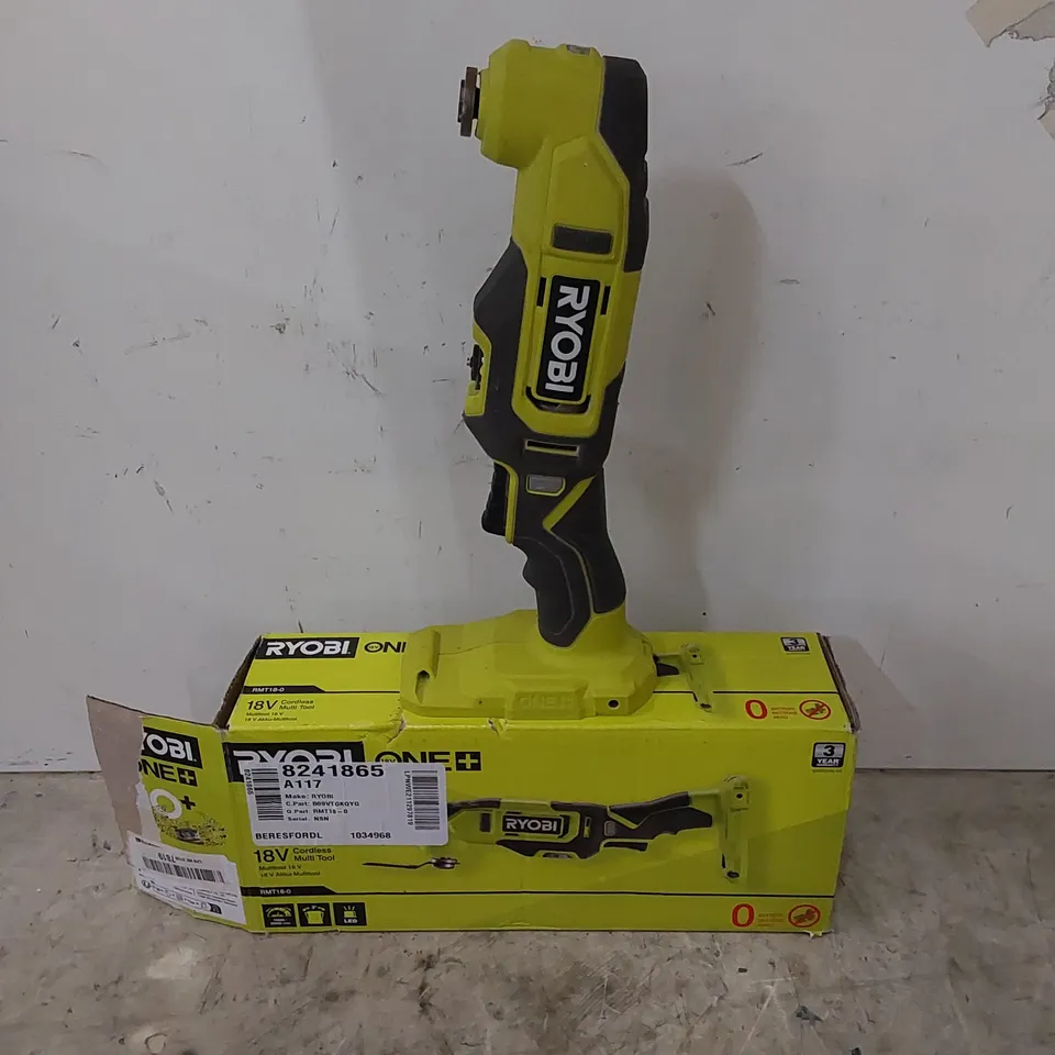 BOXED RYOBI ONE 18V CORDLESS MULTI-TOOL