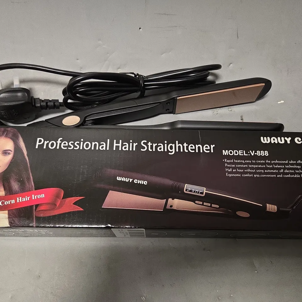BOXED QAUY CHIC PROFESSIONAL HAIR STRAIGHTENER - V-888
