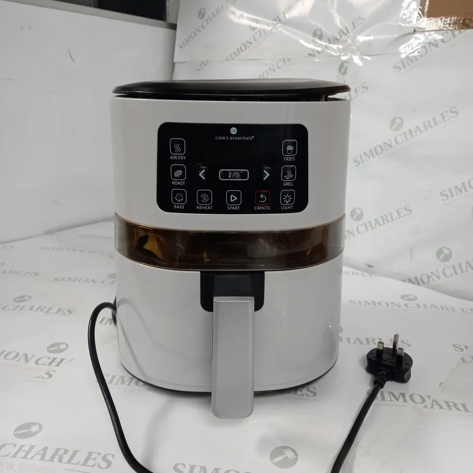 BOXED COOK'S ESSENTIALS 4.0L AIR FRYER, COOL GREY