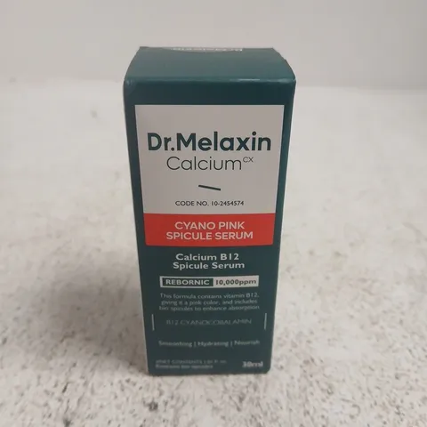 BOXED AND SEALED DR.MELAXIN CALCIUM CX CYANO PINK SPICULE SERUM 30ML