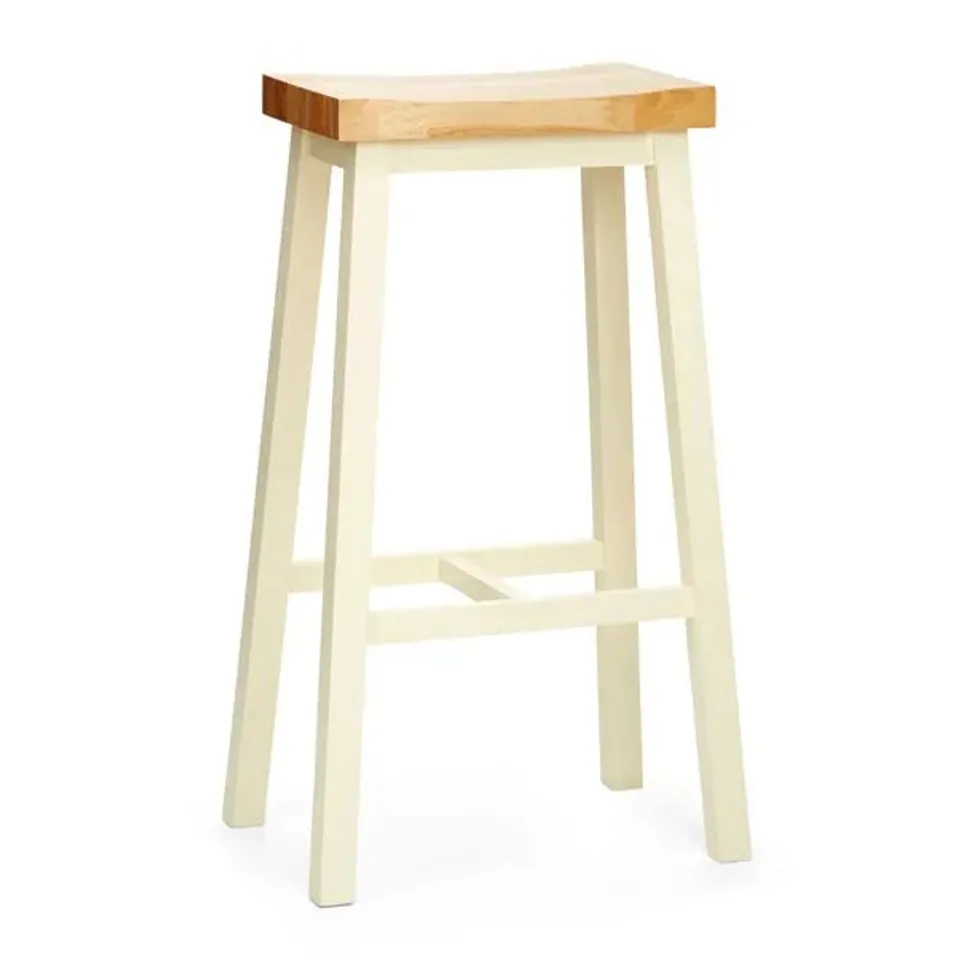 BOXED BRISTON COUNTER HEIGHT BAR STOOL - CREAM (1 BOX)