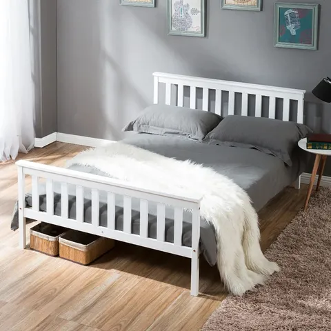 BOXED KOELB DOUBLE PINE BED FRAME