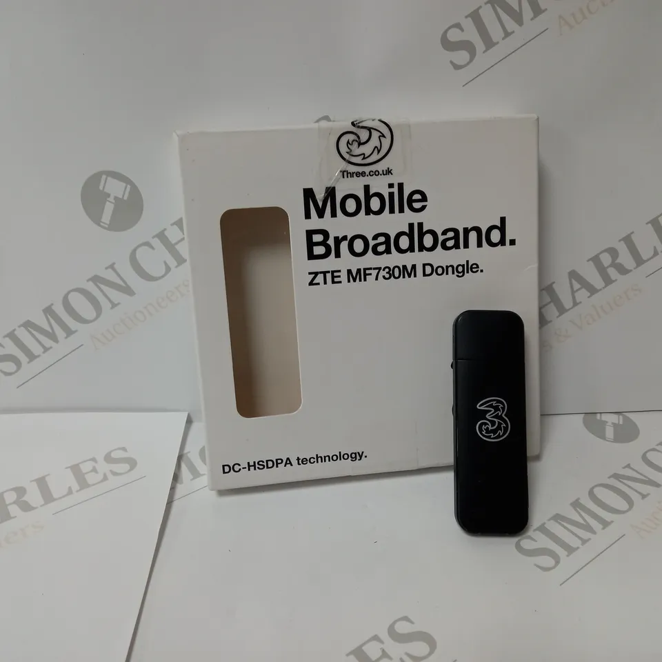 BOXED THREE MOBILE BROADBAND ZTE MF730M DONGLE 