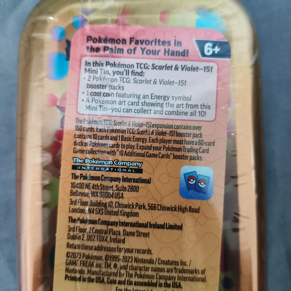 POKÉMON TCG MINI TIN – SCARLET & VIOLET 151 (PROMO)