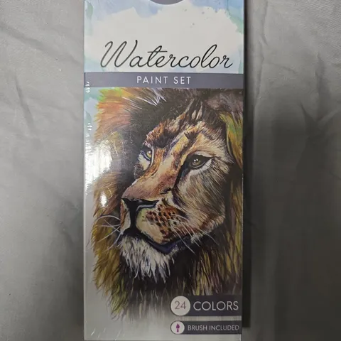MozArt Watercolor Paint Set – 24 Colors, Brush Included APPROXIMATELY 10 PCS 