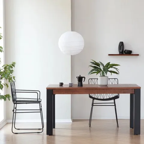 BOXED BEATRIZ 152.5CM DINING TABLE (2 BOXES)