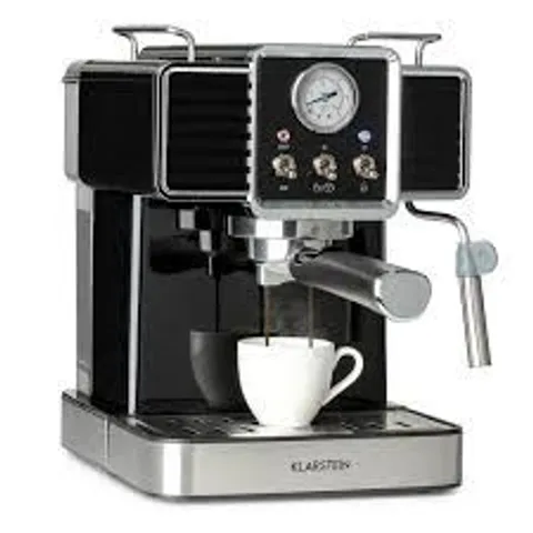BOXED KLARSTEIN GUSTO CLASSICO ESPRESSO MAKER 