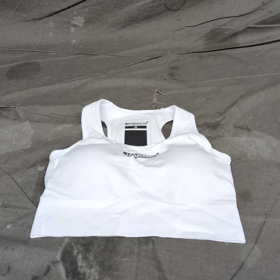 STAT SPORTS LADIES SEAMLESS BRA WHITE – SIZE M