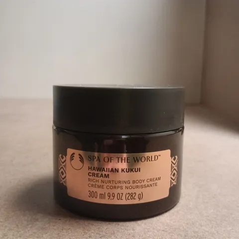 SPA OF THE WORLD HAWAIIAN KUKUI CREAM – RICH NOURISHING BODY CREAM, 300 ML