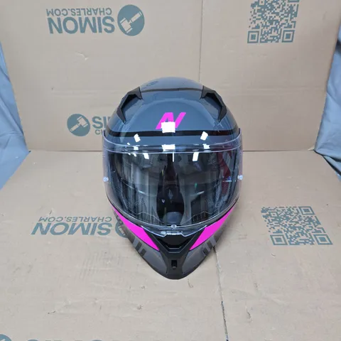 NITRO RACING BLACK/GUNMETAL/PINK SMALL HELMET N501 APEX BOXED WITH BAG/COVER