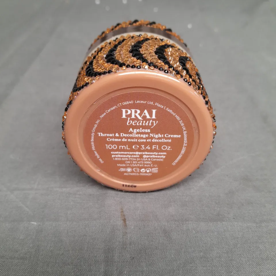 PRAI BEAUTY AGELESS THROAT AND DECOLLETAGE CREAM 100ML BRONZE