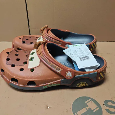 CROCS CLASSICS DISNEY CARS THEMED SHOES IN BROWN - UK M7/W8