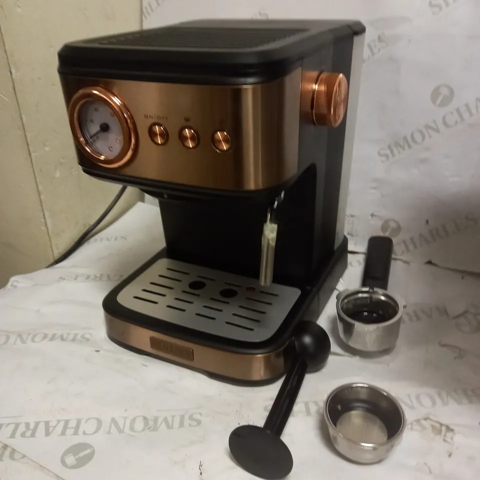 HADEN MULTIFUNCTION, STEEL ACCENTS ESPRESSO PUMP COFFEE MACHINE