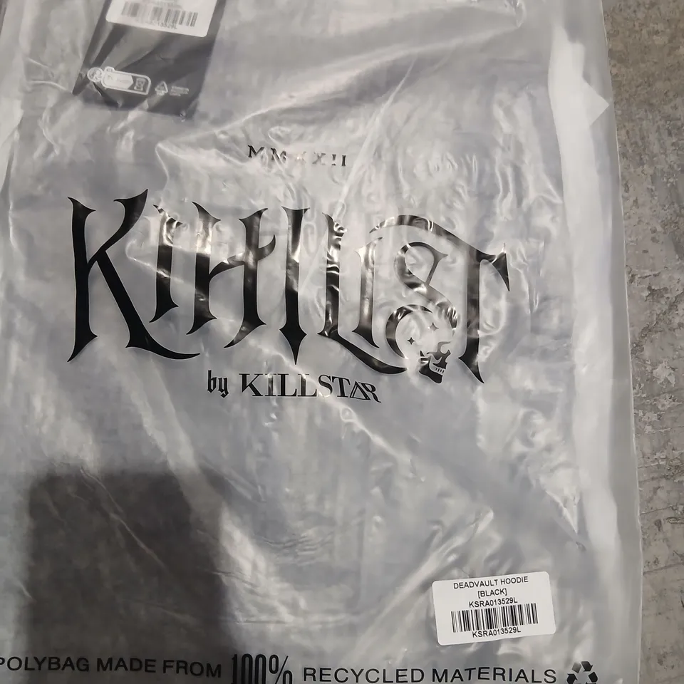APPROXIMATELY 14 BRAND NEW KILLSTAR CLOTHING PRODUCTS TO INCLUDE; DEADVAULT HOODIE