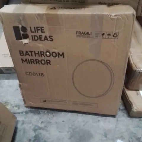 BOXED BATHROOM MIRROR 