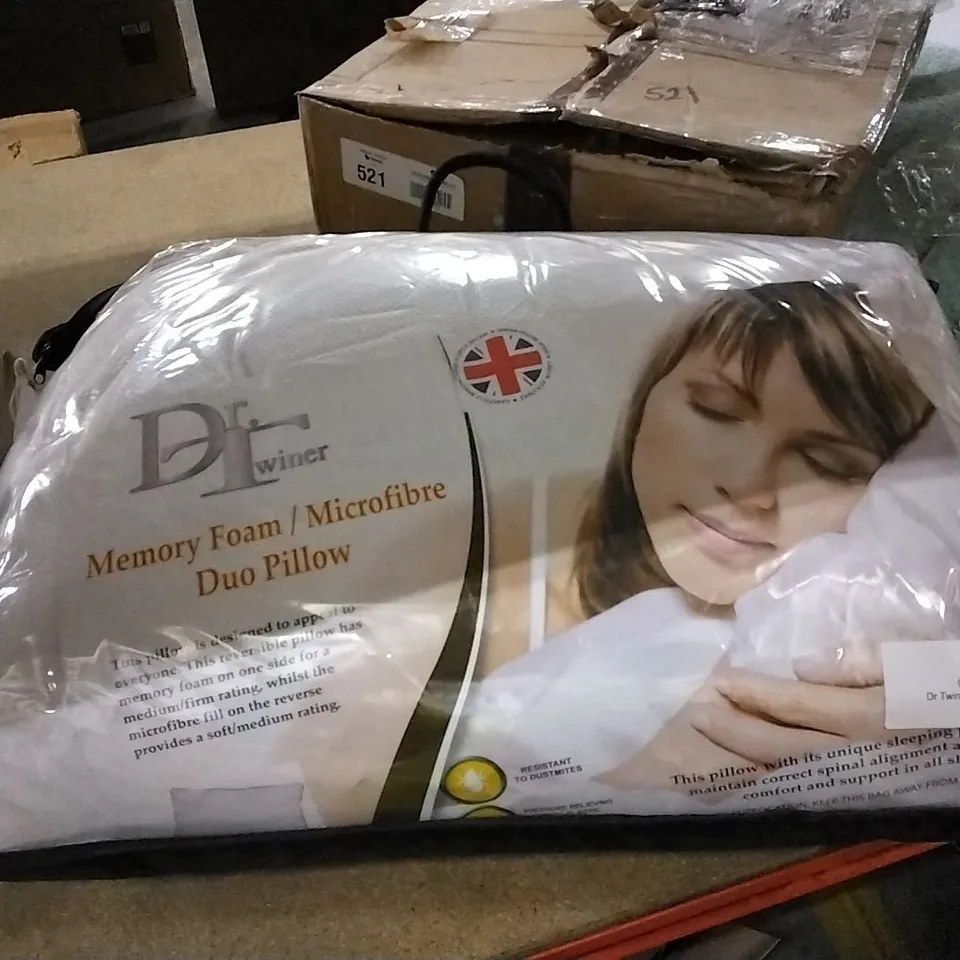 DR TWINER DUO MEMORY FOAM PILLOW