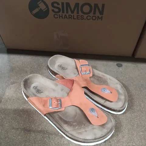 ALDO ORANGE SANDALS – WOMEN'S, UK 4 (EU 40)