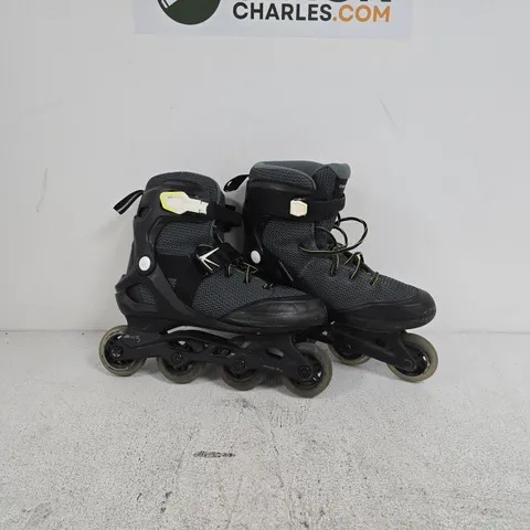 INLINE SKATES BLACK β ABEC 5 WHEELS UK 8.5