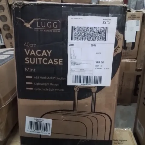 BOXED LUGG 40CM VACAY SUITCASE MINT