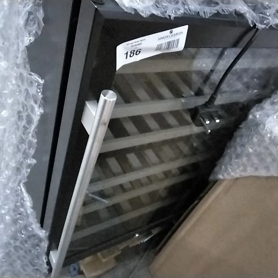 DESIGNER ELECTRIQ 60CM WINE COOLER FULL RANGE DUAL ZONE BLACK