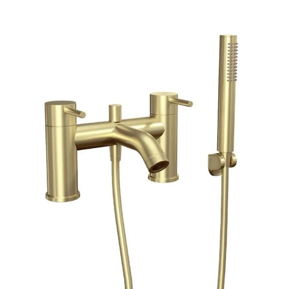 ARISSA BRUSHED BRASS SHOWER SET