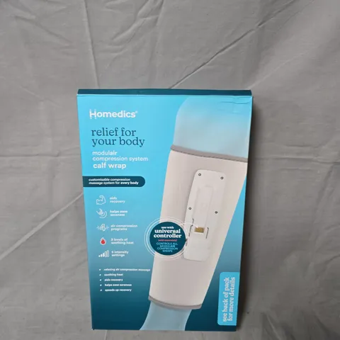 HOMEDICS RELIEF FOR YOUR BODY CALF WRAP – MODULAR COMPRESSION SYSTEM (BOXED)