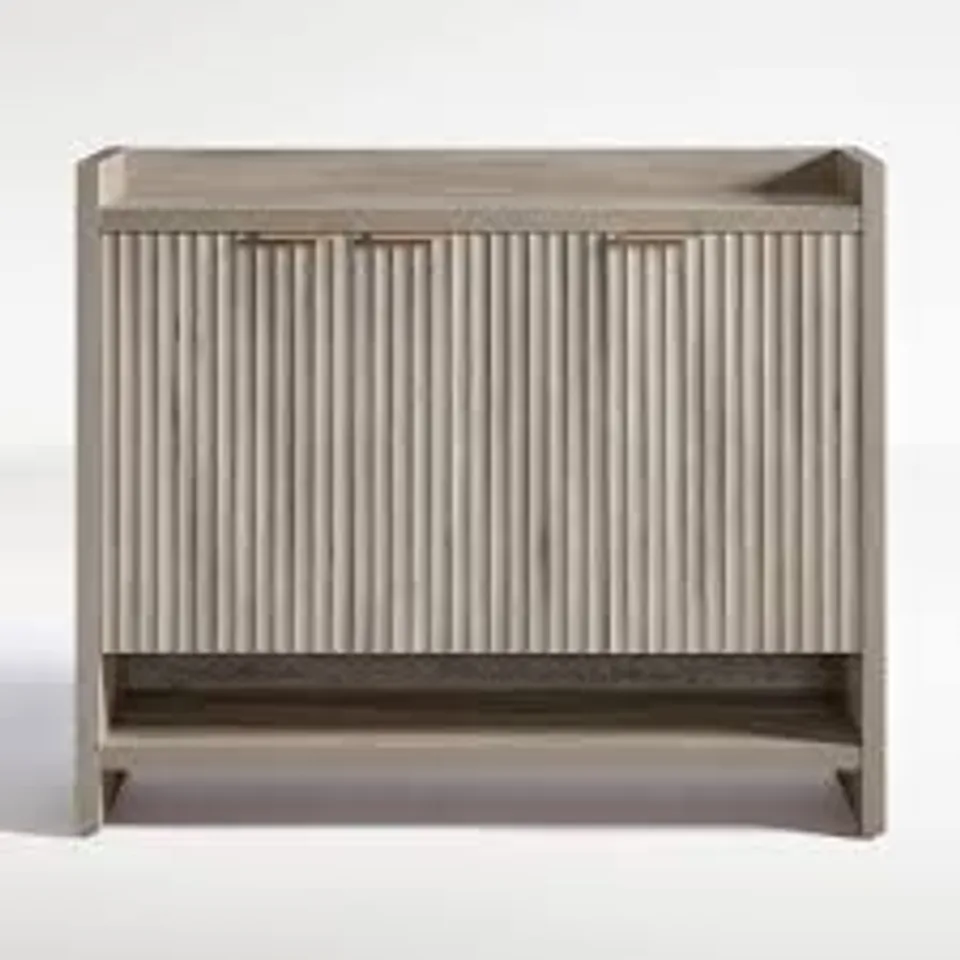 BOXED NICOLEE 30 PAIR SHOE STORAGE CABINET (1 BOX)