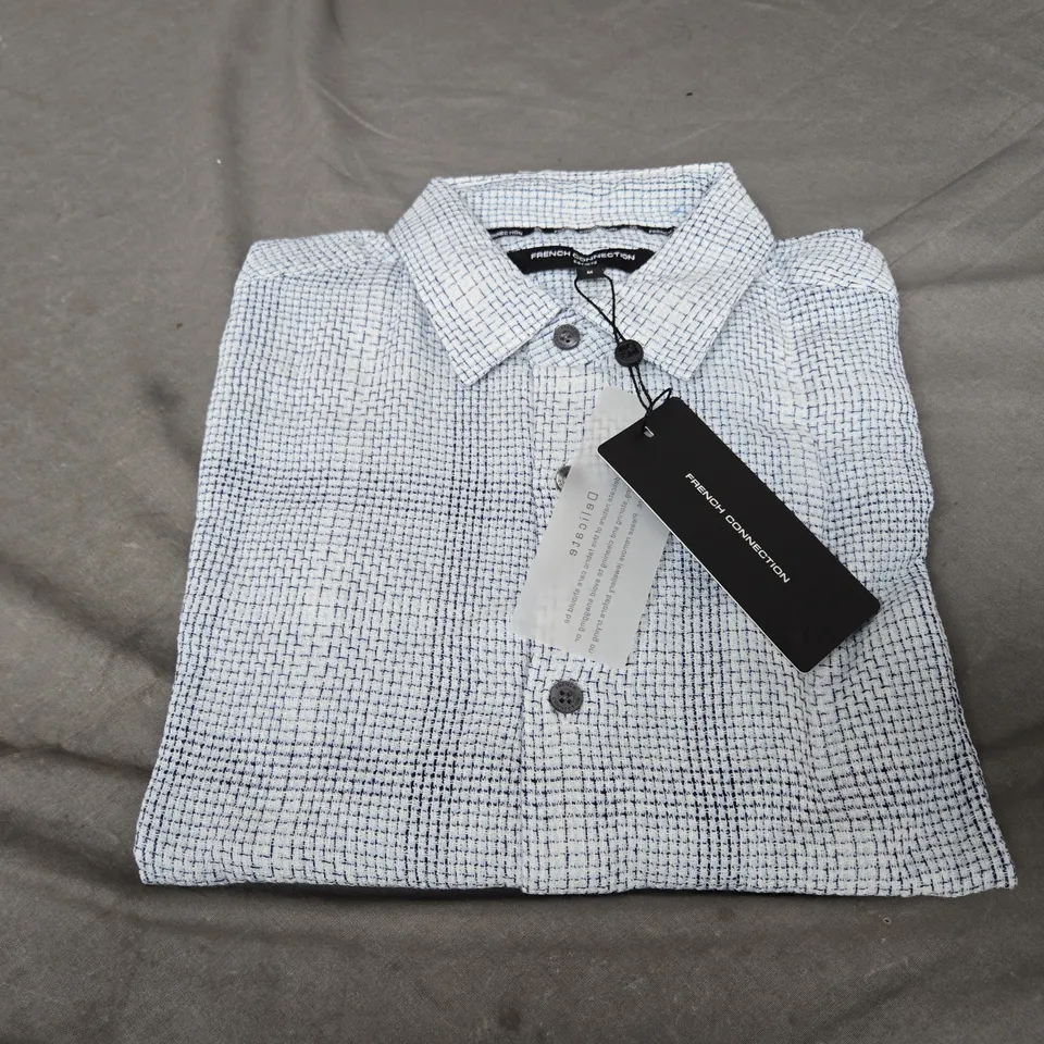 FRENCH CONNECTION BARROW DOBBY SS SHIRT SIZE MEDIUM