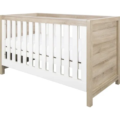 BOXED TUTTI BAMBINI THE MODENA COT BED - OAK (2 BOXES)