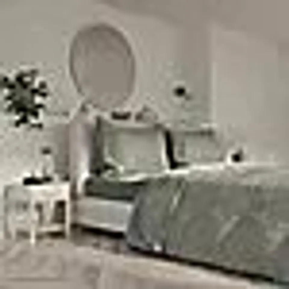 COZEE HOME FLORAL JACQUARD WITH VELVETSOFT 4 PIECE DUVET SET IN GREEN