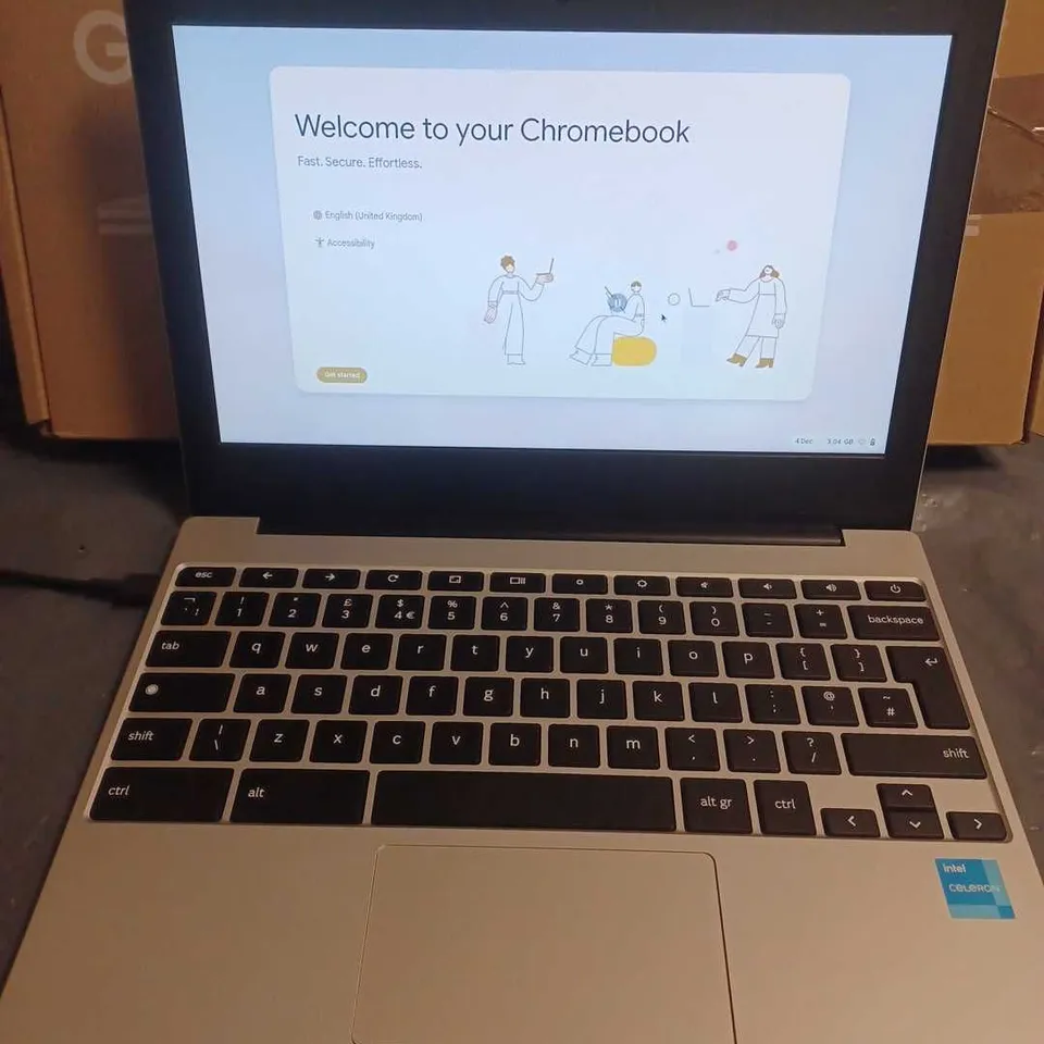 GALAXY CHROMEBOOK GO INTEL CELERON N4500 LAPTOP IN SILVER - XE310XDAKA1UK