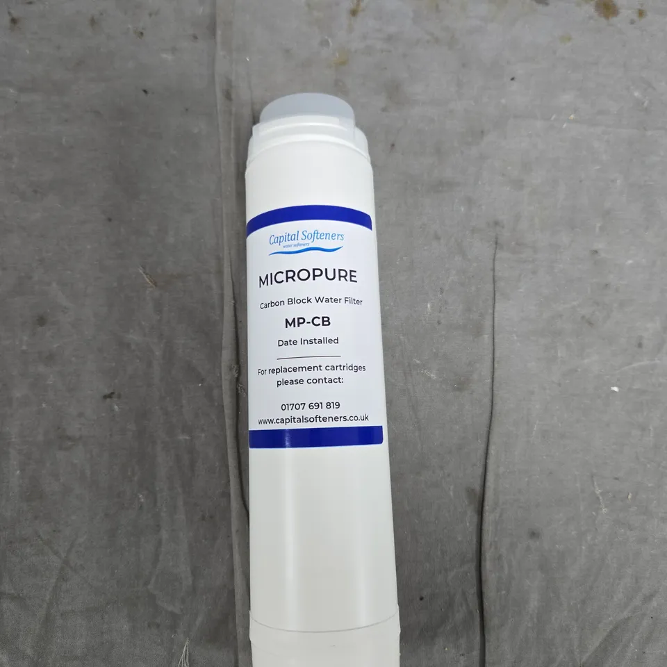 CAPITAL SOFTENERS MICROPURE CARBON BLOCK WATER FILTER MP-CB