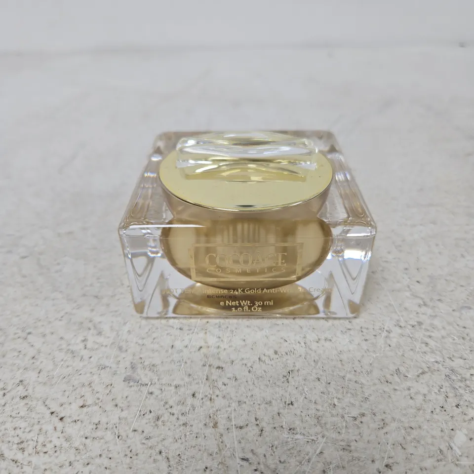 COCOAGE COSMETICS HOT TEMP INTENSE 24K GOLD ANTI-WRINKLE CREAM – 30 ML