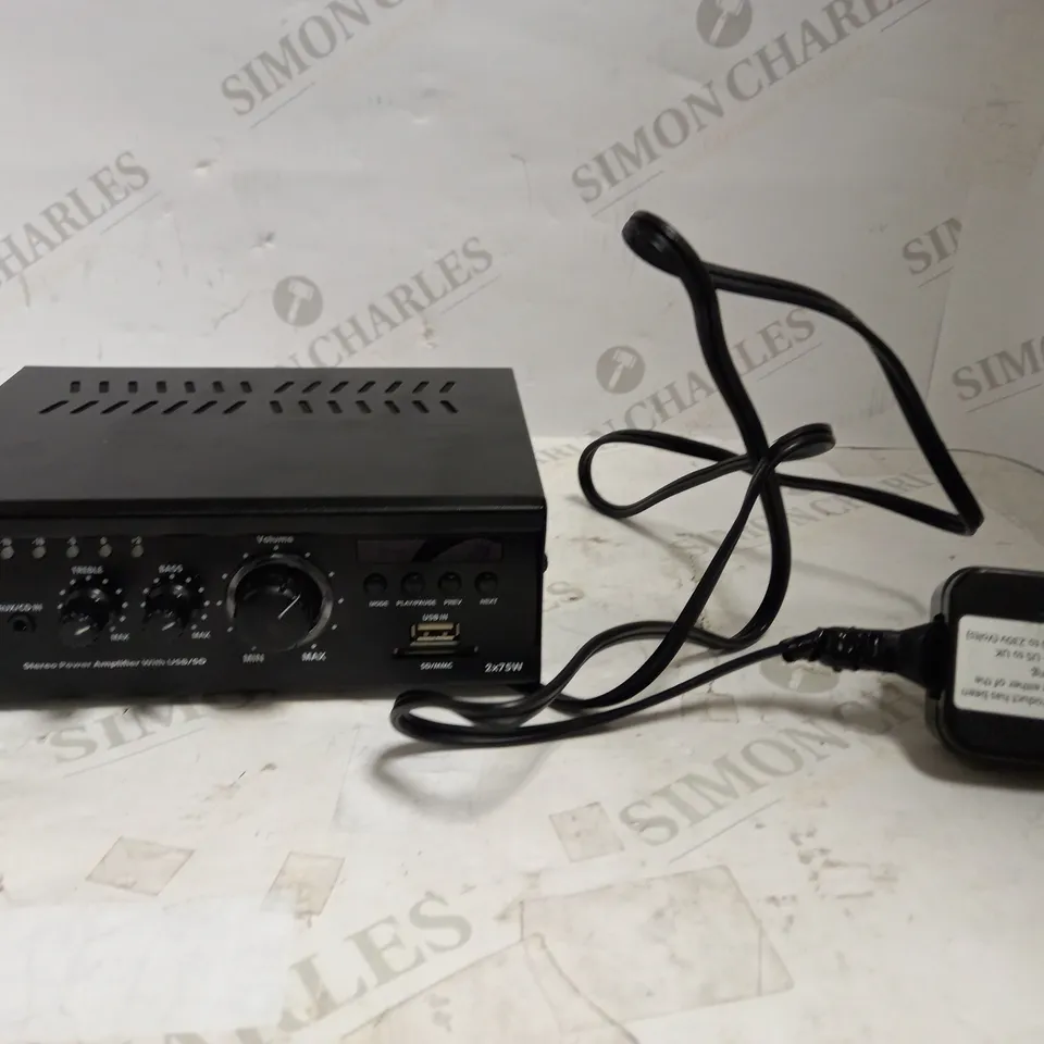 PYLE USA PCAU35A MINI 2 X 75W STEREO POWER AMPLIFIER RRP £103.99