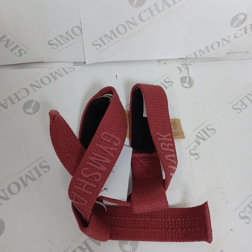 GYMSHARK SILICONE LIFTING STRAPS 