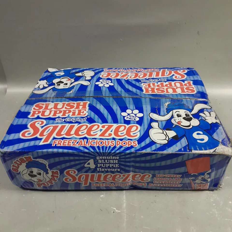 BOXED SLUSH PUPPIE SQUEEZE FREEZALICIOUS POPS - COLLECTION ONLY 