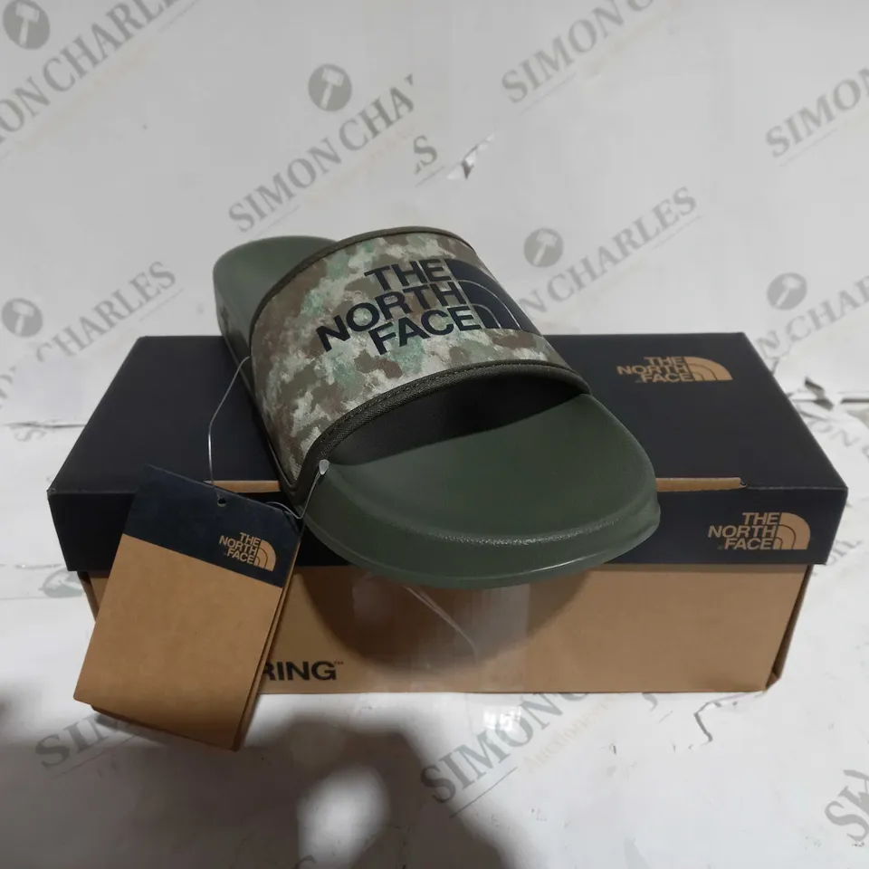 BOXED NORTH FACE CAMO SLIDERS - UK SIZE 8