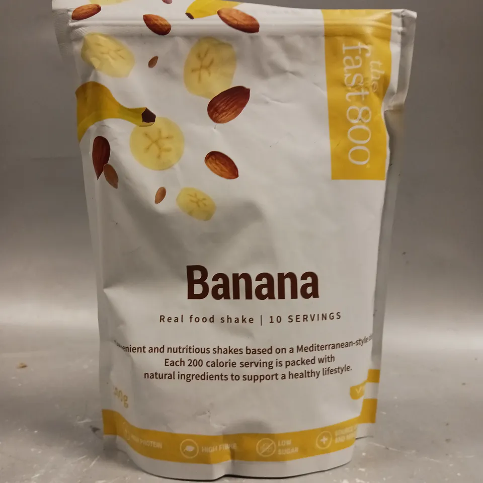 SEALED THE FAST 800 REAL FOOD SHAKE - BANANA - 500G