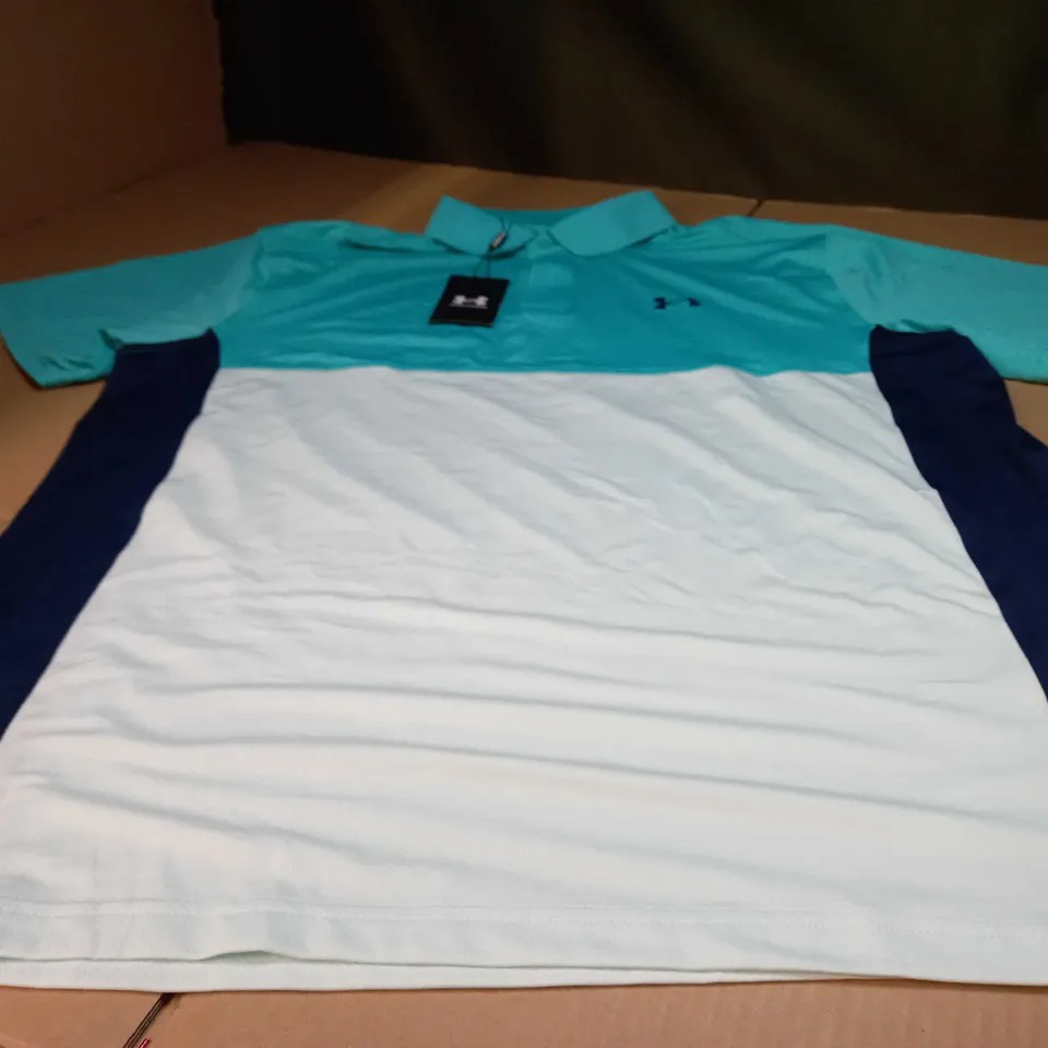UNDER ARMOUR PERFORMANCE BLOCKED POLO - XL
