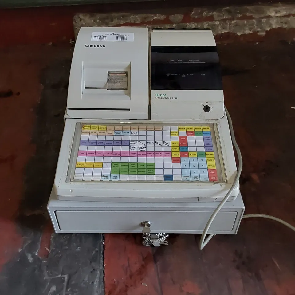 SAMSUNG ER-5100 ELECTRONIC CASH REGISTER 