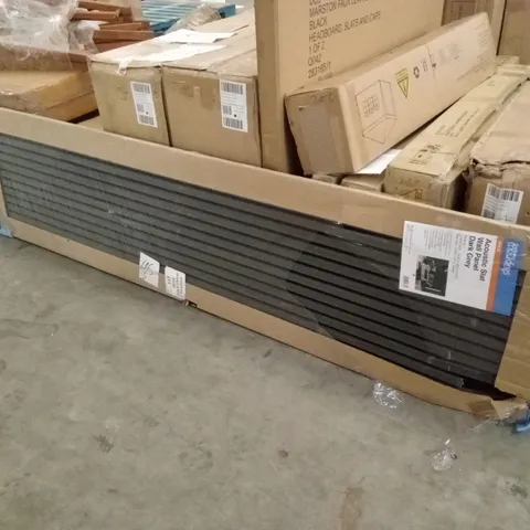 ACOUSTIC SLAT WALL PANEL - DARK GREY