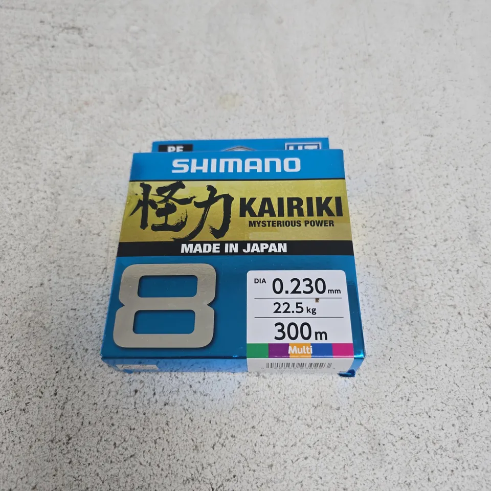 SHIMANO KAIRIKI BRAIDED FISHING LINE - MULTI COLOUR